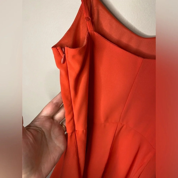 She + Sky Coral Skater Dress - Picture 8 of 9